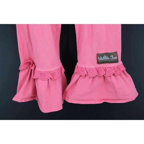 Matilda Jane Enchanted Garden Fripp Island Desert Rose Big Ruffles Size 8 - Picture 4 of 7